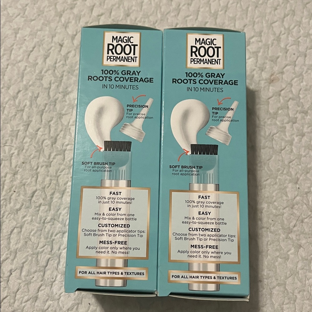 NWT L'Oreal Magic Root Rescue Hair Coloring Kit - Light Brown - Picture 4 of 6